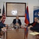 Спикер парламента НКР встретился с главами армянских организаций в США