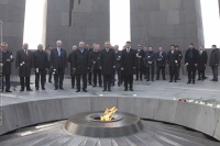 Спикер Госдумы России возложил венок к ереванскому мемориалу жертв Геноцида армян
